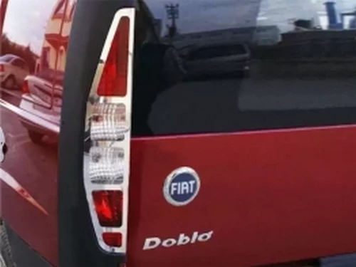 Хром накладки на задній ліхтарі Fiat Doblo I (00-05) 4