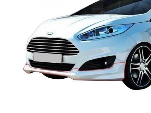 Губа передня Ford Fiesta Mk7 (13-16) рестайлінг - ST-Line стиль 1