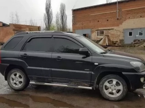 Пороги бічні Kia Sportage II (JE; 04-10) - труби 3