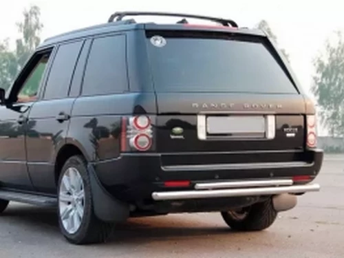 Захист задній Range Rover III Vogue (L322; 02-12) - труба подвійна 2