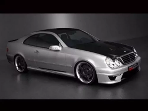 Накладки на пороги Mercedes CLK W208 (97-02) 2