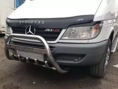 Кенгурятник Mercedes Sprinter W901 (95-06) - з грилем 2