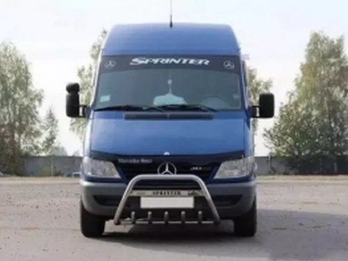 Кенгурятник Mercedes Sprinter W901 (95-06) - з грилем 4