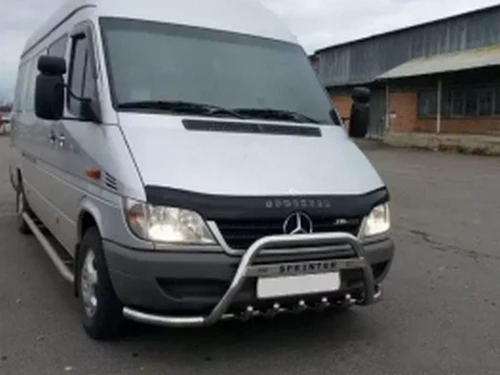 Кенгурятник Mercedes Sprinter W901 (95-06) - з вусами 2