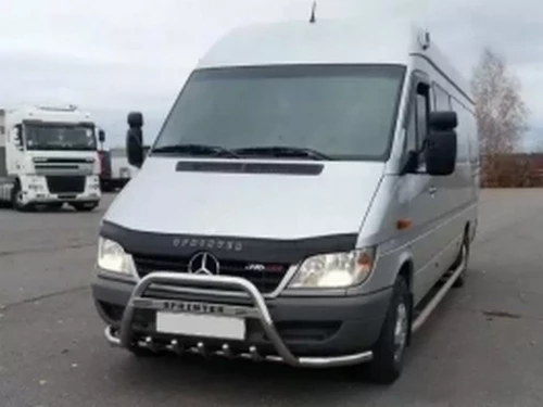 Кенгурятник Mercedes Sprinter W901 (95-06) - з вусами 4