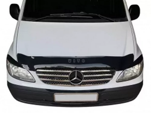 Вії на фари Mercedes Vito W639 (03-10) - чорні глянцеві 4