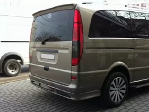 Накладка задня Mercedes Vito W639 (03-14) - два вихлопи 3