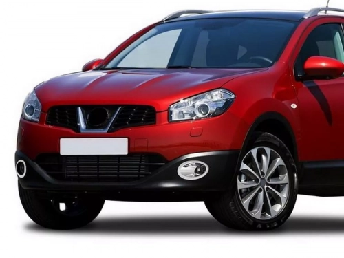 Хром накладки на протитуманки Nissan Qashqai I J10/+2 (07-13) 2