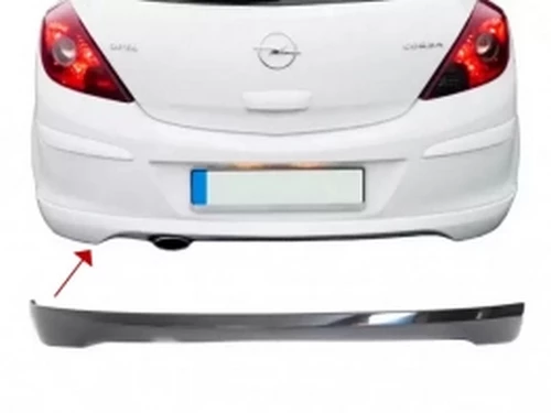 Задня губа Opel Corsa D (06-10) 3D - OPC стиль 1