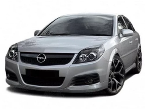 Губа передня Opel Vectra C (05-08) рестайлінг- стиль OPC 2