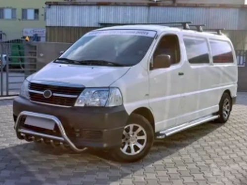 Кенгурятник Toyota Hiace H200 (04-) - з грилем 4