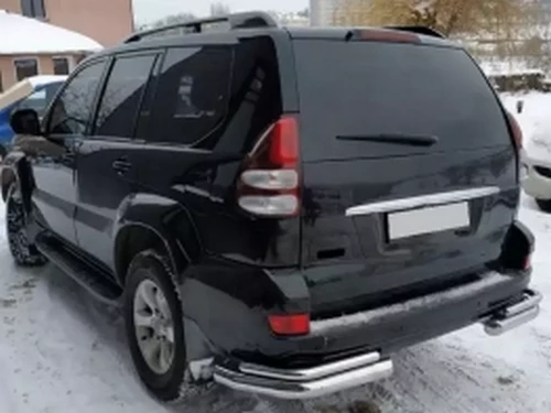 Захист задній Toyota LC J120 Prado III (02-09) - кути подвійні 2