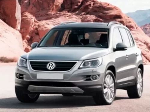 Накладка під передній бампер VW Tiguan I (5N; 07-11) 4