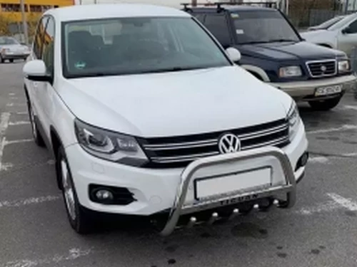 Кенгурятник VW Tiguan I (5N; 07-15) – з грилем 3