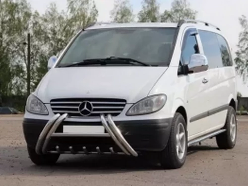 Кенгурятник Mercedes Vito W639 (03-14) - Ніздрі 3