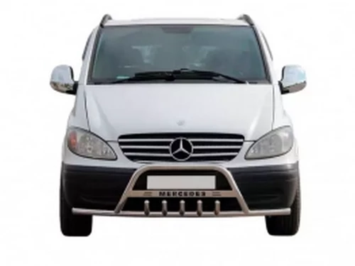 Кенгурятник Mercedes Vito W639 (03-14) - с усами 1