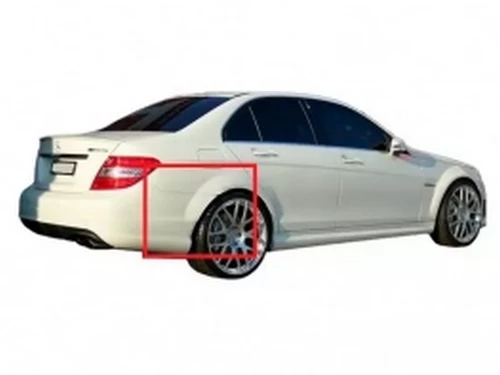 Накладки на задние арки Mercedes C W204 (07-14) - AMG стиль 2