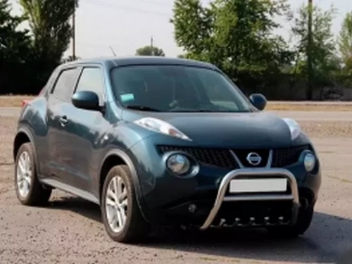 Кенгурятник Nissan Juke I (F15; 10-19) - з грилем широкий 2