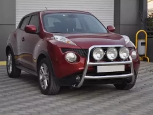 Кенгурятник Nissan Juke I (F15; 10-19) – високий під фари 2