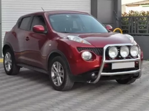 Кенгурятник Nissan Juke I (F15; 10-19) – високий під фари 3