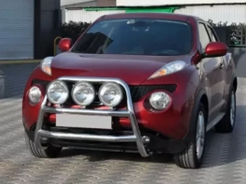 Кенгурятник Nissan Juke I (F15; 10-19) – високий під фари 4