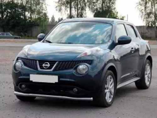 Захист передній Nissan Juke I (F15; 10-19) - труба довга 4