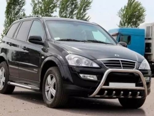 Кенгурятник SsangYong Actyon (06-) - з грилем 3