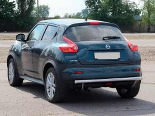 Захист задній Nissan Juke I (F15; 10-19) - труба пряма 2