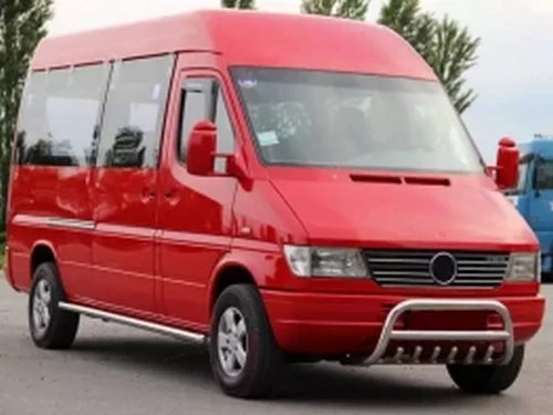 Кенгурятник Mercedes Sprinter W901 (95-06) - з грилем 2