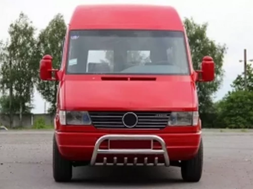 Кенгурятник Mercedes Sprinter W901 (95-06) - з грилем 3