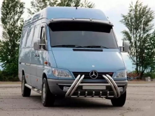 Кенгурятник Mercedes Sprinter W901 (95-06) - загином у бампер 2