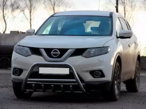 Кенгурятник Nissan X-Trail III (T32; 14-21) – з грилем 4