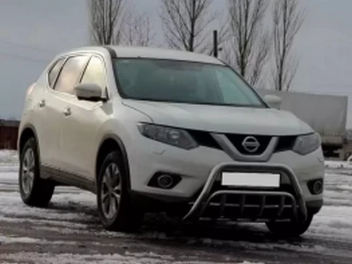 Кенгурятник Nissan X-Trail III (T32; 14-21) – подвійний 2