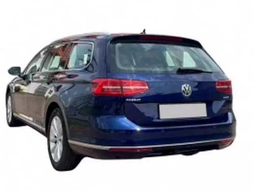 Хром молдинг заднього бампера VW Passat B8 (3G; 15-22) Седан, Універсал 8