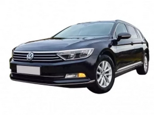 Хром накладки на передній бампер VW Passat B8 (3G; 15-19) 8