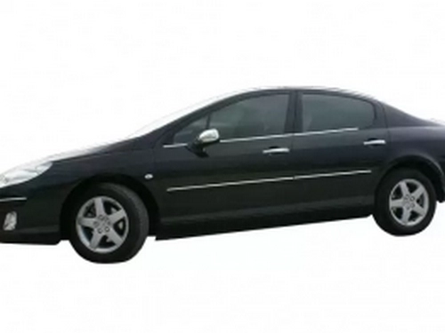 Хром нижні молдинги вікон Peugeot 407 (04-10) Sedan / SW 4