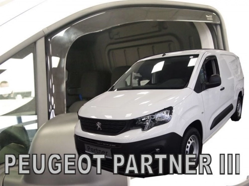 Дефлектори вікон Peugeot Partner III / Rifter (18-) - Heko (вставні, 2 шт) 3