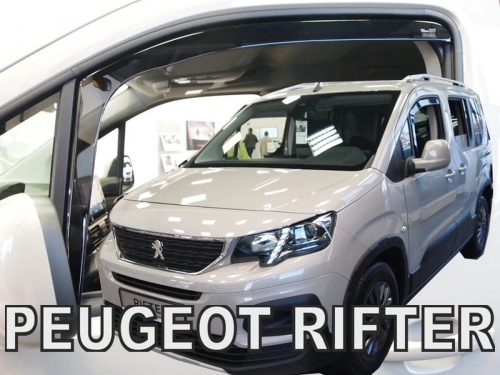 Дефлектори вікон Peugeot Partner III / Rifter (18-) - Heko (вставні, 2 шт) 4