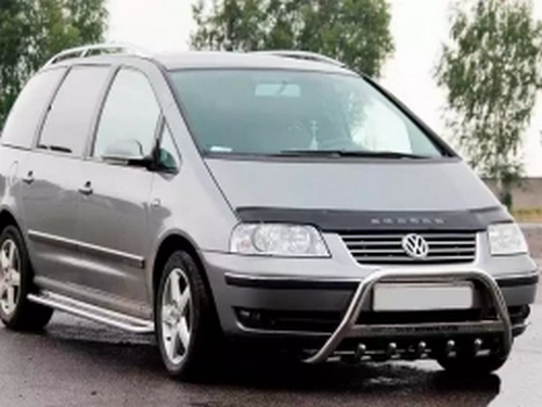 Кенгурятник VW Sharan I (7M; 95-10) – з написом 2