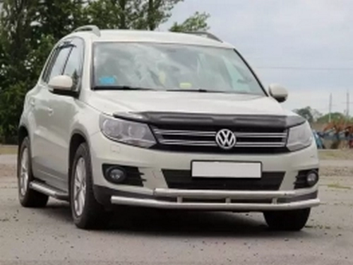 Захист передній VW Tiguan I (5N; 07-15) - труба подвійна 2