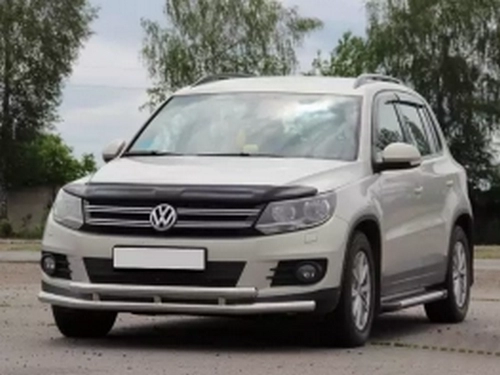 Захист передній VW Tiguan I (5N; 07-15) - труба подвійна 4