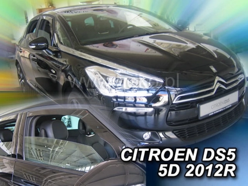 Дефлектори вікон Citroen DS5 (11-18) - Heko (вставні) 3