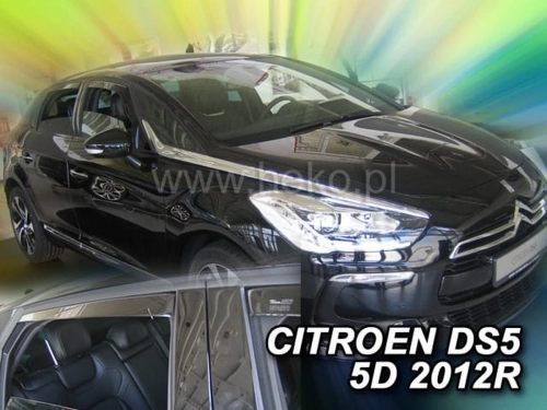 Дефлекторы окон Citroen DS5 (11-18) - Heko (вставные) 4