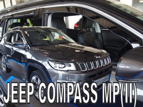 Дефлектори вікон Jeep Compass II (MP; 17-) - Heko (вставні) 4