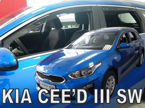 Дефлектори вікон Kia Ceed III (CD; 18-) Універсал - Heko (вставні) 4