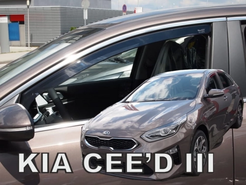 Дефлектори вікон Kia Ceed III (CD; 18-) Хетчбек - Heko (вставні) 3