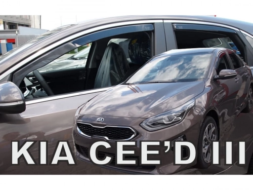 Дефлектори вікон Kia Ceed III (CD; 18-) Хетчбек - Heko (вставні) 4