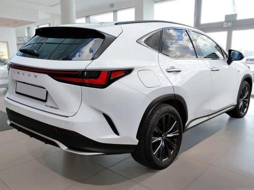 Накладка на бампер Lexus NX II (AZ20; 21-) - Avisa (чорний графіт) 7