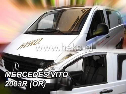 Дефлектори вікон Mercedes Vito W639 (03-14) - Heko (на скотчі) 4