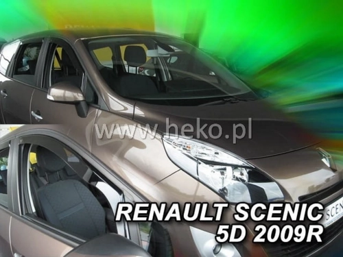 Дефлектори вікон Renault Scenic III / Grand (09-16) - Heko (вставні) 3